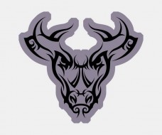 Bull Face Vector (Set of 5 Images)
