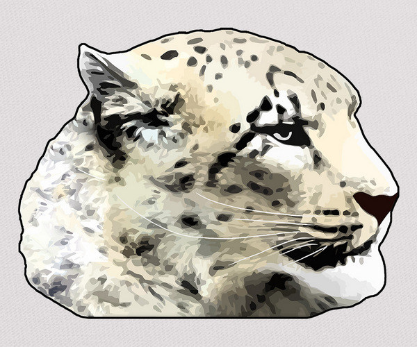 Leopard Face Vector