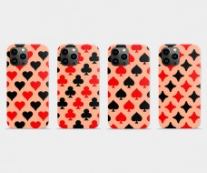 Symbols of Playing Cards for Mobile Case Cover Design