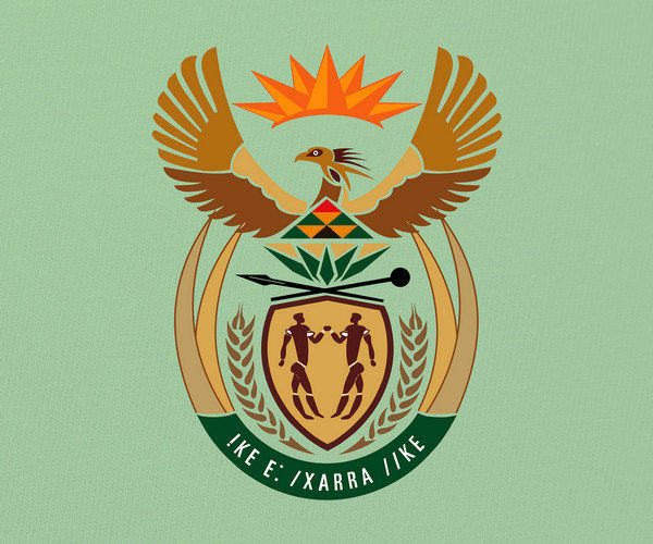 South African Coat of Arms Vector