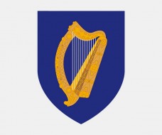 The Coat of Arms of Ireland Vector Set (Three Images)