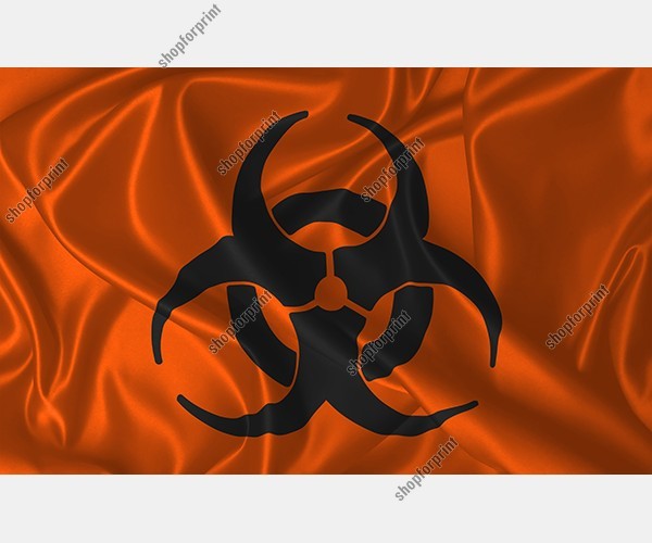 Biohazard Orange Flag