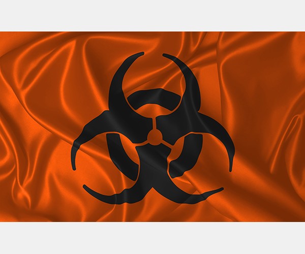 Biohazard Orange Flag