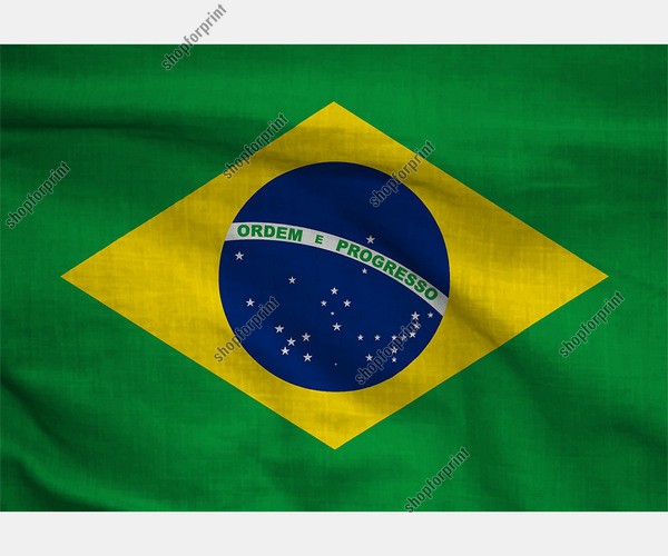Brazil Flag Vector Formats - AI, EPS, SVG