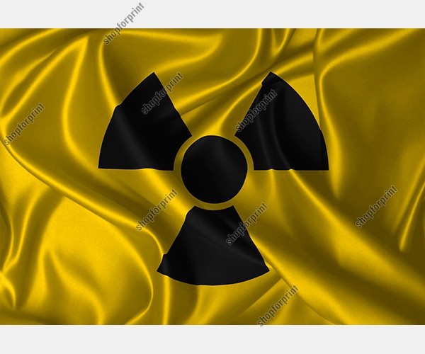 Yellow Radiation Hazard Flag