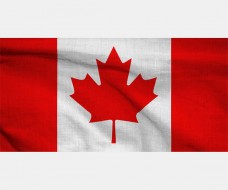 Waving Canadian Flag