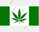 Canada Marijuana Flag in Vector Formats