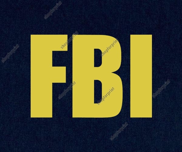 FBI Free Sign Vector