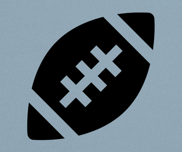 Rugby Ball in Vector Free