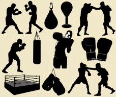 Boxing Silhouette Pack
