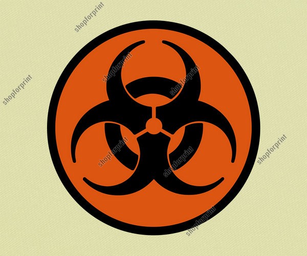 Biohazard Vector. Five images.