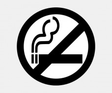 No Smoking Sign Vector Set. Six Images.