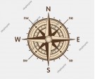 Wind Rose Compass Set Vector - 5 Images